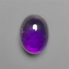 Gemmy Amethyst Cabochon Deep Natural Violet Color