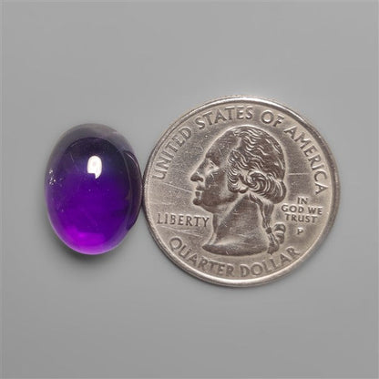 Gemmy Amethyst Cabochon Deep Natural Violet Color