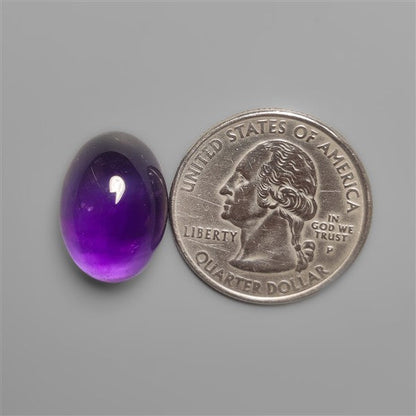 Gemmy Amethyst Cabochon Deep Natural Violet Color