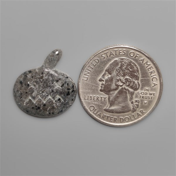 Yooperlite Jack-O-Lantern Carving (glows orange under UV Light)