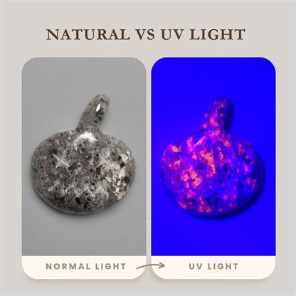 Yooperlite Jack-O-Lantern Carving (glows orange under UV Light)