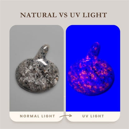 Yooperlite Jack-O-Lantern Carving (glows orange under UV Light)