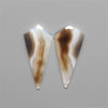 Black Banded Agates Pair