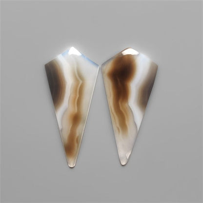 Black Banded Agates Pair