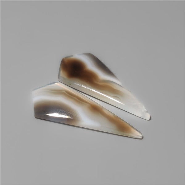 Black Banded Agates Pair