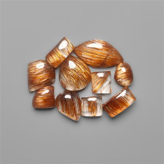 Copper Rutilated Quartz Lot
