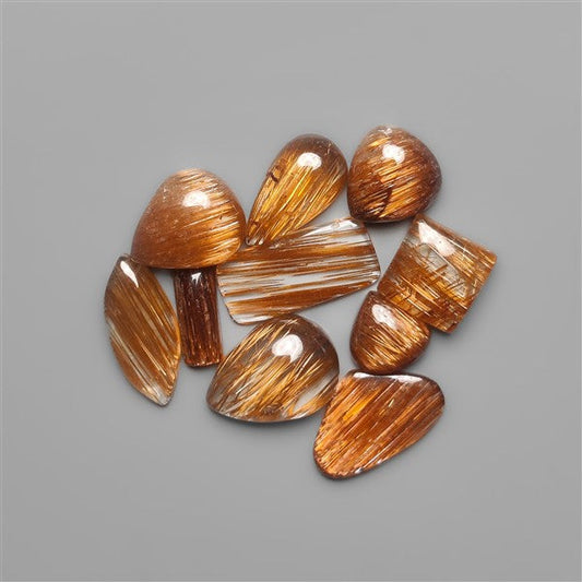 Copper Rutilated Quartz Lot