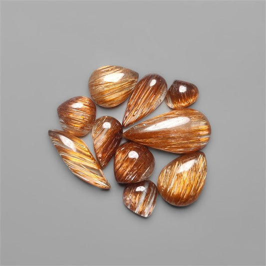 Copper Rutilated Quartz Lot