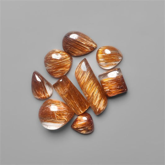 Copper Rutilated Quartz Lot