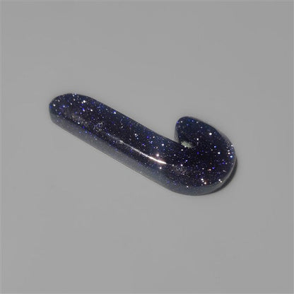 Blue Goldstone Candy Carving