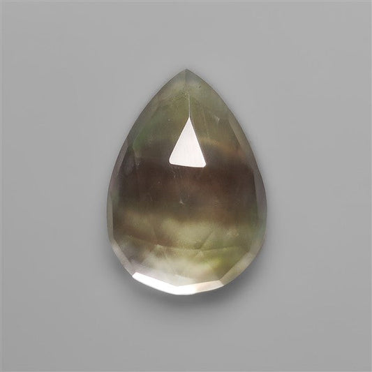 Rose Cut Himalayan Quartz With Black Mother Of Pearl Doublet