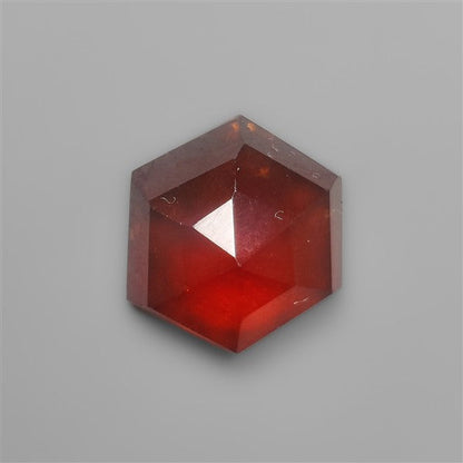 AAA Step Cut Hessonite Garnet Step Cut Hexagon