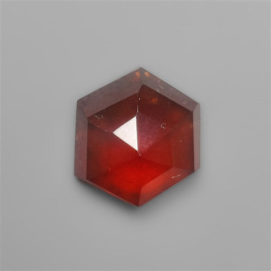 AAA Step Cut Hessonite Garnet Step Cut Hexagon