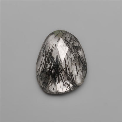 Rose Cut Black Rutile Quartz