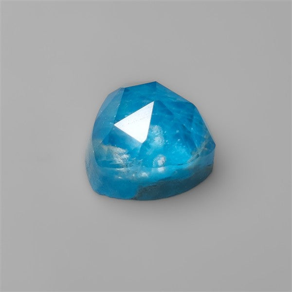 Rose Cut Himalayan Quartz With Neon Apatite Doublet