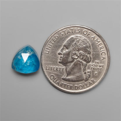 Rose Cut Himalayan Quartz With Neon Apatite Doublet
