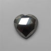 Rose Cut Hematite Heart