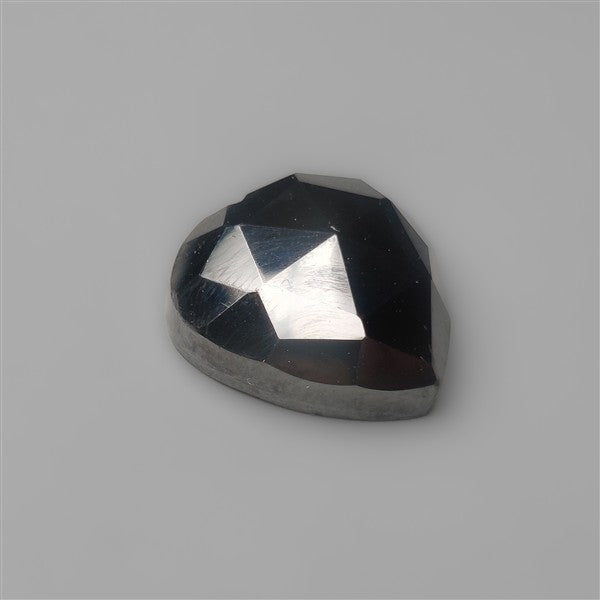 Rose Cut Hematite Heart
