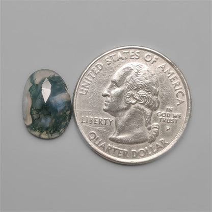 Rose Cut Moss Agate