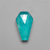 Rose Cut Himalayan Quartz With Peruvian Ice Amazonite Coffin Doublet