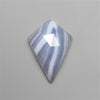 Rose Cut Blue Lace Agate