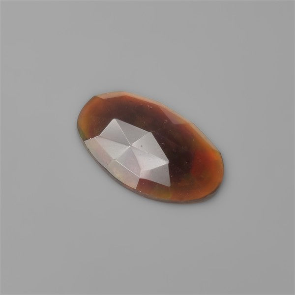 High Grade Rose Cut Ethiopian Black Opal Smoked