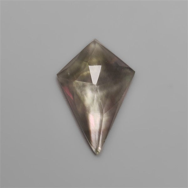 Rose Cut Himalayan Quartz With Black Mother Of Pearl Doublet