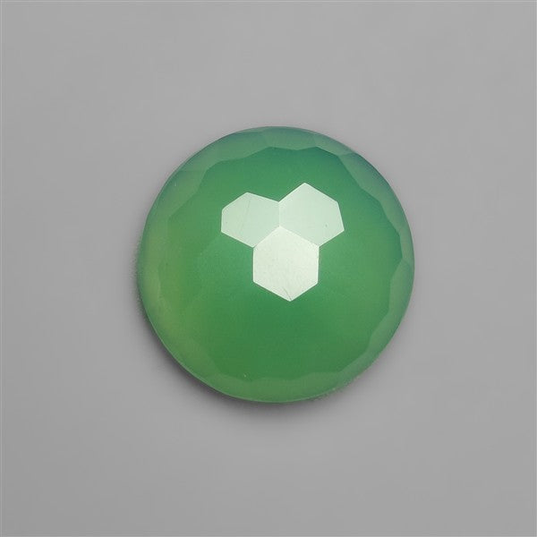 Honeycomb Cut Gemmy Chrysoprase