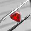 Faceted Hessonite Garnet Pyramid Shaped Cabochon
