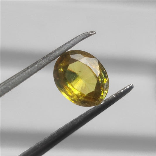 Faceted Green Sphene High Grade