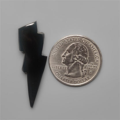 Black Onyx Thunder Bolt Carving