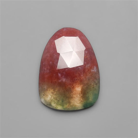 Rose Cut Red Moss Agate
