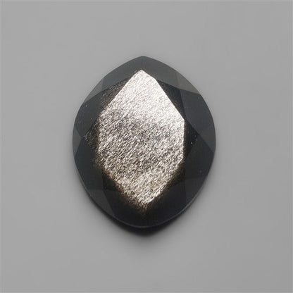 Rose Cut Silversheen Obsidian