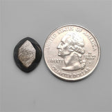 Rose Cut Silversheen Obsidian