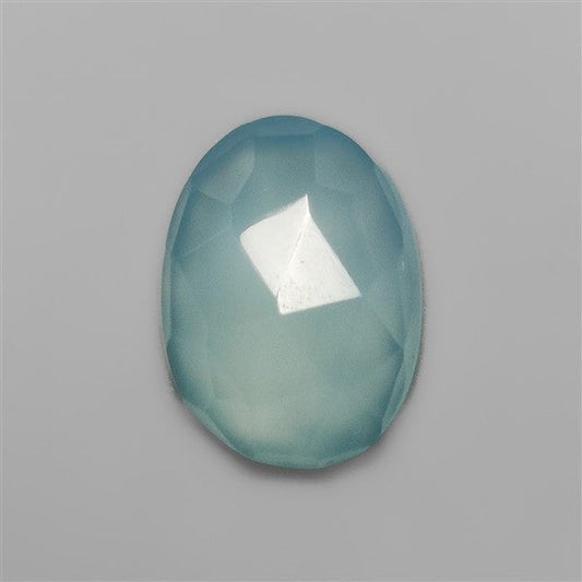 Rose Cut Aqua Chalcedony