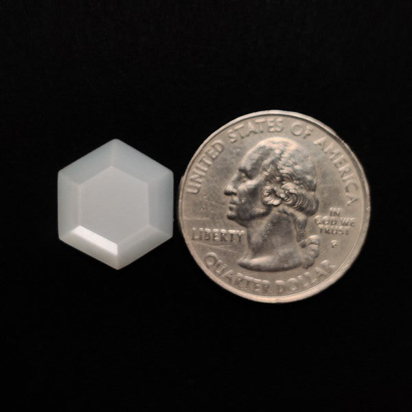 Step Cut White Moonstone