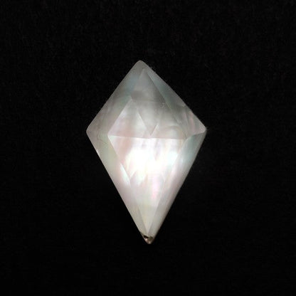 Rose Cut Quartz With Mother Of Pearl Doublet