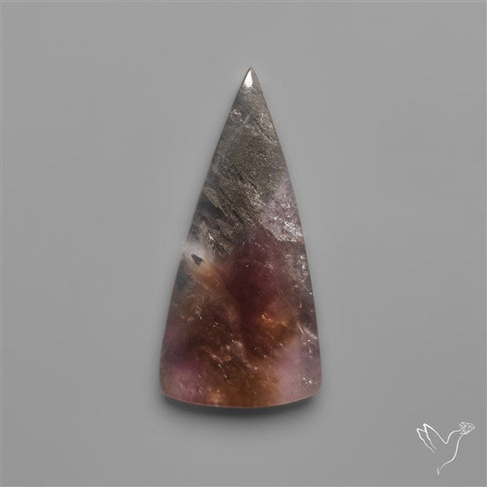 Rare Super Seven Amethyst With Hematite Patterns