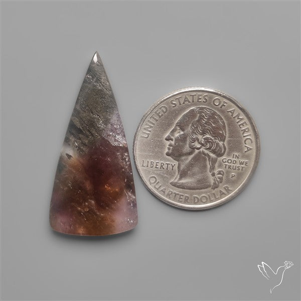 Rare Super Seven Amethyst With Hematite Patterns