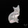 Mother Of Pearl Cat Carving
