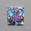 Purple Mohave Turquoise Pair