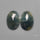 Rose Cut Blue Sapphire Pair