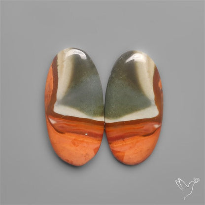 Polychrome Jasper Pair