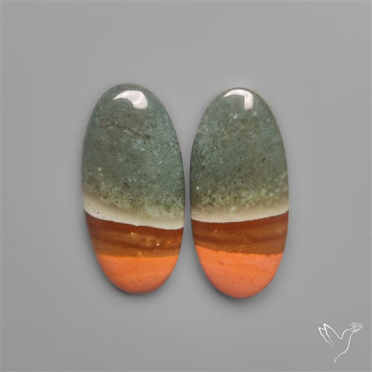 Polychrome Jasper Pair