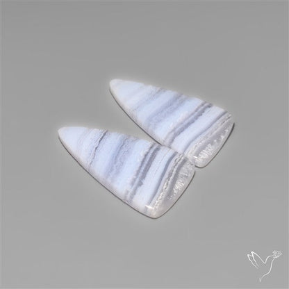 Blue Lace Agates Pair