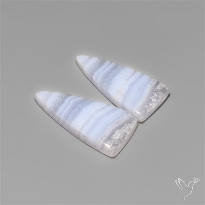 Blue Lace Agates Pair