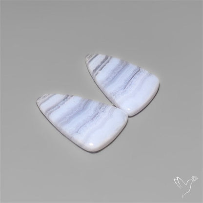 Blue Lace Agates Pair