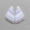 Blue Lace Agates Pair