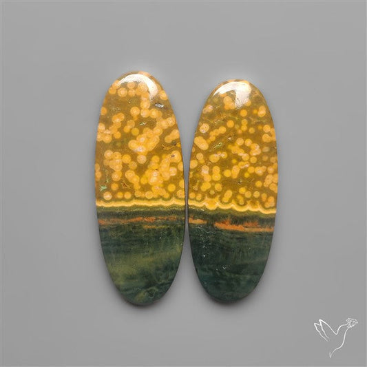 Orbicular Ocean Jaspers Pair