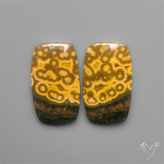Orbicular Ocean Jaspers Pair